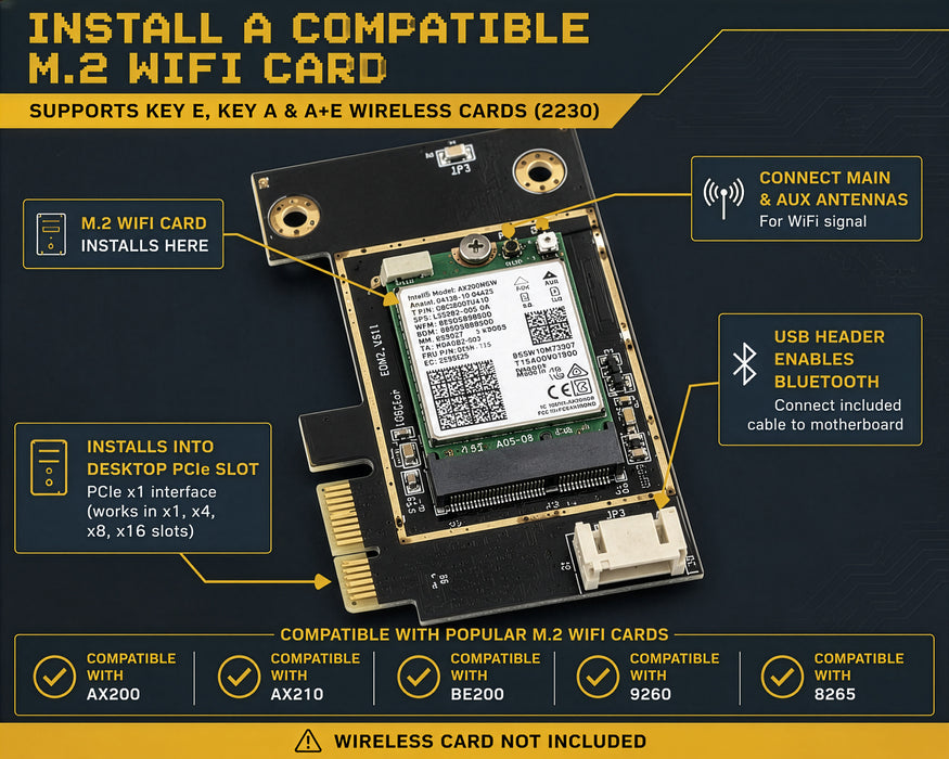 M.2 NGFF Drahtlose Karte zu PCI-e 1X Adapter M.2 Bluetooth-kompatibel Netzwerk Karte Zu WIFI WLAN Konverter Desktop für 8260