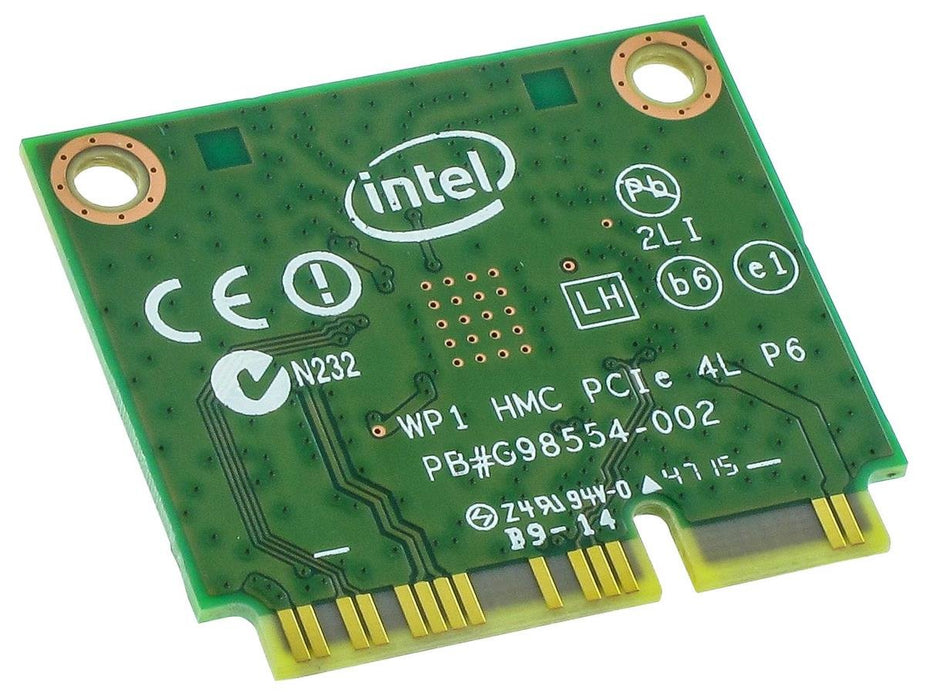 Intel 3160.HMWG.R Dual Band Wireless AC + Bluetooth Mini PCIe card Supports 2.4 and 5.8Ghz B/G/N/AC Bands with Mounting Screws