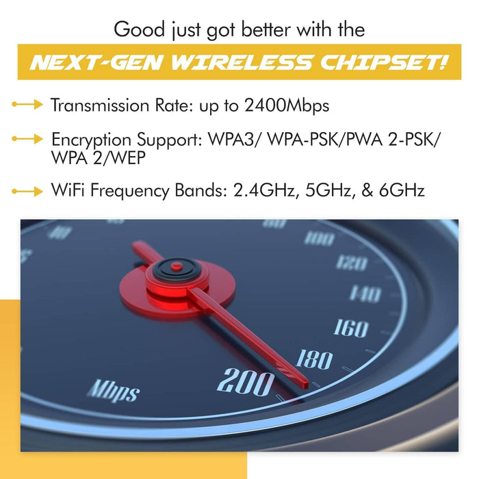 HighZer0 Electronics AX210 WiFi 6E-Karte | Tri-Band 2,4/5/6 GHz WLAN | Bis zu 2,4 Gbit/s | M.2-WLAN-Karte für PC | Kein vPro | Unterstützt Bluetooth 5.3 &amp;amp; Intel, AMD, Windows 10/11, Linux | AX210NGW