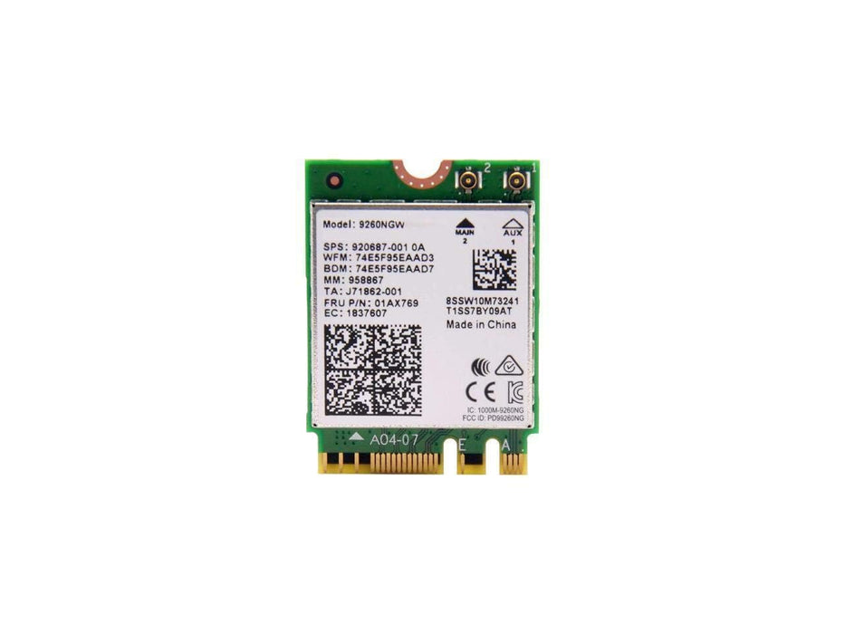 Actualización de computadora portátil Wireless-AC 9260 802.11ac Bluetooth 5.0 Compatible con M.2 Sin adaptador vPro 9260NGW MU-MIMO