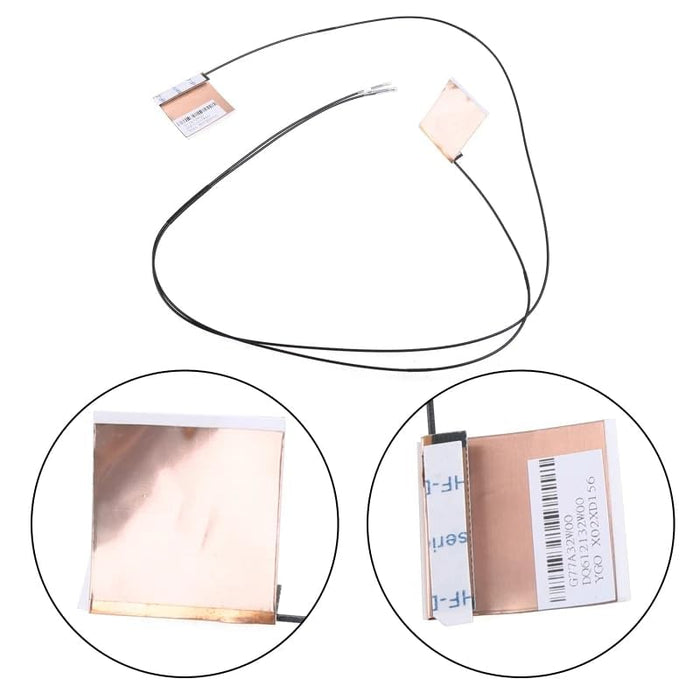 Internal Laptop WiFi Antenna for PC, Notebook, Desktop &amp; Motherboard | 2.4GHz/5GHz/6GHz | 4th Generation U.FL (Compatible with MHF4) Connectors on M2 Wi-Fi Cards | 2-Pack