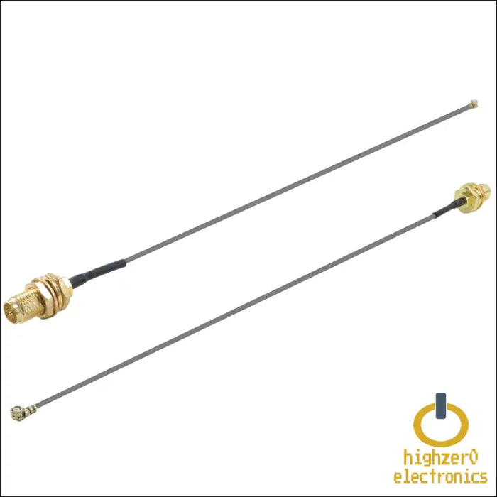 2-pack 1st Generation U.fl to Rp-sma Female Rf Antenna Cable Converters | Compatible with Mini Pcie Wifi Cards and Wi-fi 4/5/6/6e/7