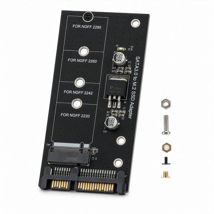 M.2 SATA to SATA Adapter Card | B-Key & B+M Key SSD Converter M2 2230-2280