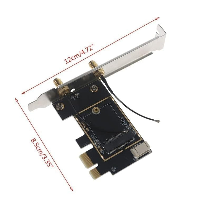 AX1675x Killer Series Desktop Wi-Fi 6E Kit | 2,4 Gbit/s | Bluetooth 5.3-Unterstützung | PCIe x4 | Tri-Band 2,4/5/6 GHz Kein vPro AX210.NGWG.NVX