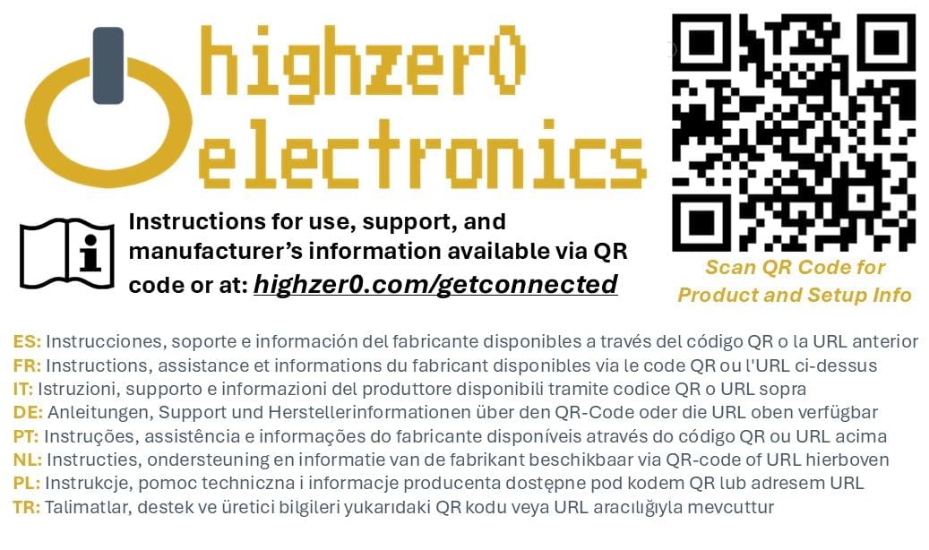 HighZer0 Electronics BE213 WiFi 7 R2 Karte | Tri-Band Wi-Fi | Bis zu 2,8 Gbit/s | CNVio3 M.2 Wifi-Karte für PC | Unterstützt Bluetooth 6 | Erfordert Intel 13.+ Gen CPU Windows 10/11, Linux | BE213NGW