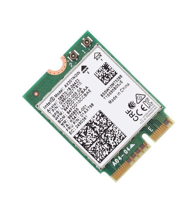 WiFi 6-Adapter für Intel AX201 | Dualband bis zu 2,4 Gbit/s | CNVio2 M.2 | Bluetooth 5.2-Unterstützung | Erfordert Intel-CPUs der 10. Generation und höher, Windows 10 und 11, Linux | AX201NGW