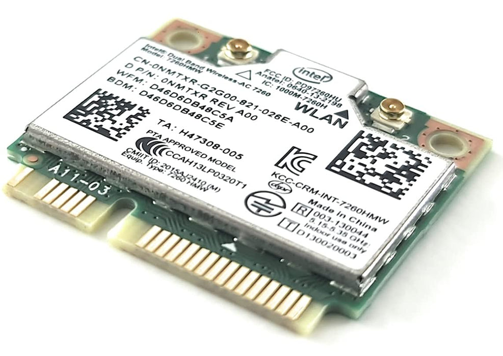 Intel Dual Band Wireless-AC 7260 Network Adapter (7260.HMWWB.R)