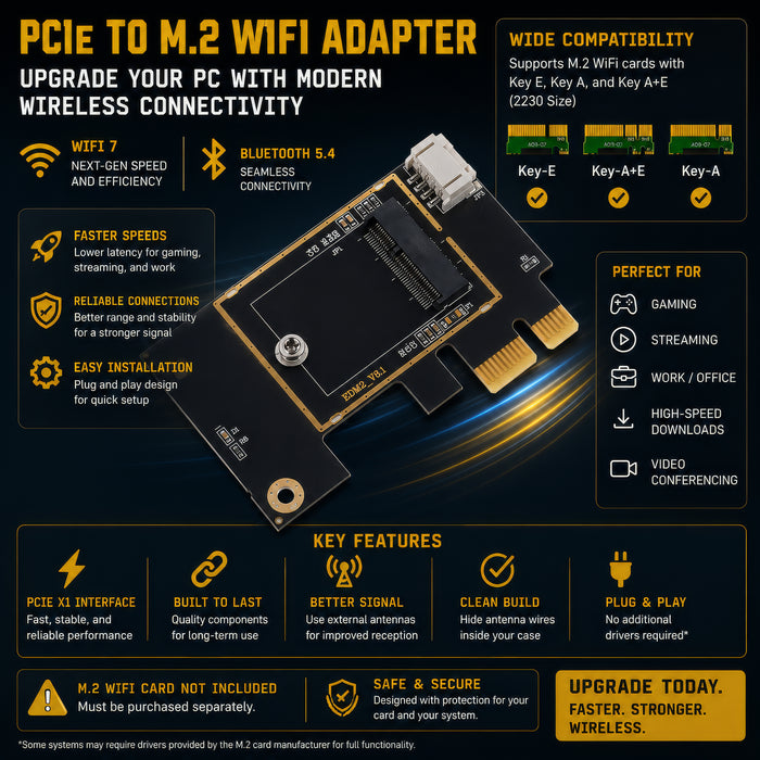 M.2 NGFF Drahtlose Karte zu PCI-e 1X Adapter M.2 Bluetooth-kompatibel Netzwerk Karte Zu WIFI WLAN Konverter Desktop für 8260
