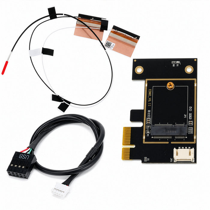 M.2 NGFF Drahtlose Karte zu PCI-e 1X Adapter M.2 Bluetooth-kompatibel Netzwerk Karte Zu WIFI WLAN Konverter Desktop für 8260
