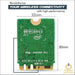 HIGHZER0 ELECTRONICS WIFI 6 CARD AX200NGW, ADAPTER, AX200 WI-FI | DUAL-BAND 802.11AX M.2 FOR PC | UP TO 2.4 GBPS | NO VPRO | SUPPORTS