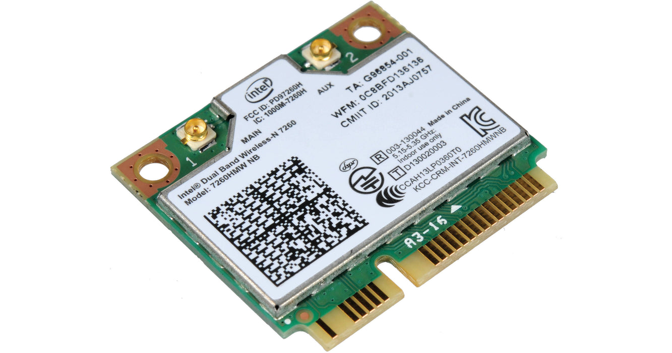 HighZer0 Electronics Wireless-N 7260 Half Mini PCIe Network Card | 300 Mbps with Bluetooth 4.0 Support | HMC WLAN Replacement Part 7260HMW Wi-Fi Card 7260.HMW
