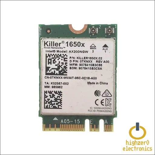 for Killer Wi-Fi 6 AX1650 1650X AX200NGW 2.4Gbps Dual Band Bluetooth-Compatible 5.1 NGFF Card