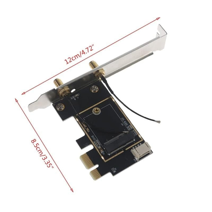 BE200 Desktop Wi-Fi 7 Kit | Wi-Fi 7 Tri Band 2.4/5/6 GHz | 5.8 Gbps | Bluetooth 5.4 Support | M.2 PCIe | No vPro 802.11BE Wireless Card BE200NGW