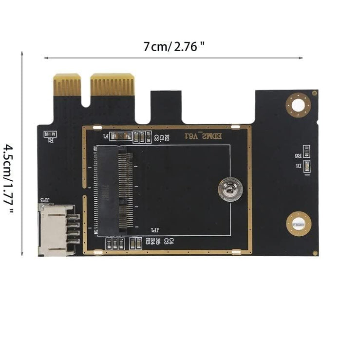 M.2 NGFF Wireless Card to PCI-e 1X Adapter M.2 Bluetooth-compatible Network Card To WIFI WLAN Converter Desktop for 8260