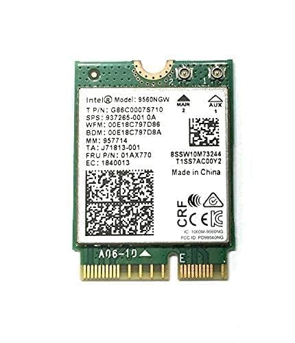 Legacy CNVio Wireless Adapter für Intel AC 9560 | Dualband-WLAN 5 802.11ac | Bis zu 1,73 Gbit/s | Bluetooth 5.1-kompatibel | Entwickelt für Intel-CPUs der 8. bis 9. Generation | 9560NGW | Kein vPro