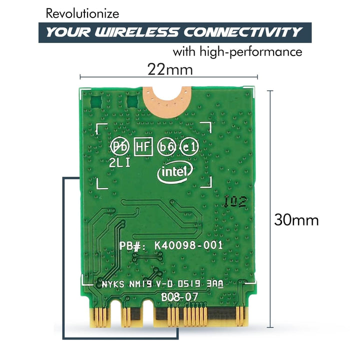 AX200 Desktop Wi-Fi Kit | 2.4 Gbps | Bluetooth 5.2 Support | PCIe x4 | Wi-Fi 6 Wireless-AX No vPro AX200NGW