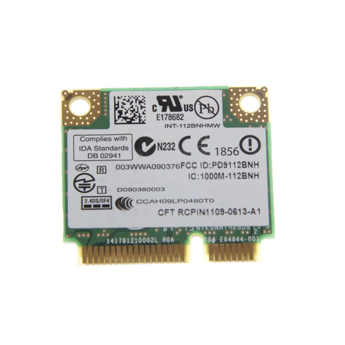 Legacy Mini-PCIe Wi-Fi Card for Intel Centrino 1000 | Half Mini PCIe Network Card | 300 Mbps with Bluetooth Support | HMC WLAN Replacement Part 112BNH Wi-Fi Card 112BNHMW