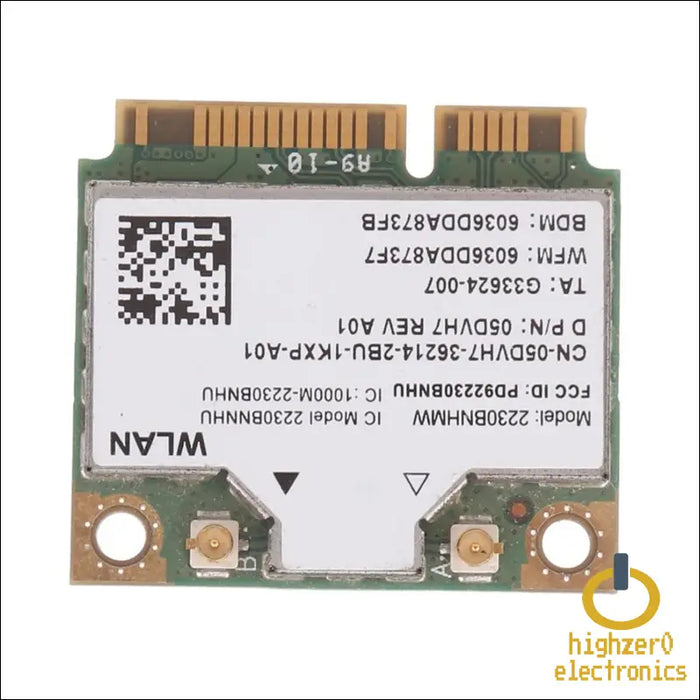 Highzer0 Electronics Wireless-n 2230 Half Mini Pcie Network Card | 300 Mbps with Bluetooth Support | Hmc Wlan Replacement Part 2230bnh