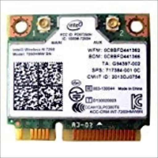 HIGHZER0 ELECTRONICS LEGACY WIFI 4 & 5 CARD 7260HMW BN HALF, BLUETOOTH BT WIRELESS, MINI INTEL WIRELESS-N 7260 PCI-E 802.11 B G N 717384