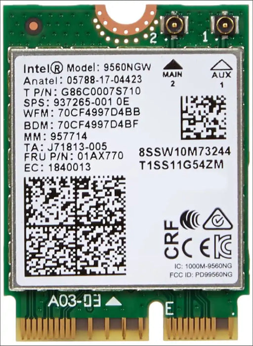HIGHZER0 ELECTRONICS LEGACY WIFI 4 & 5 CARD INTEL WLAN-AC 9560 M.2 NO VPRO BULK