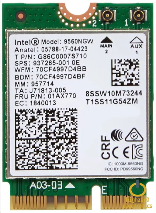 Intel® Wlan-ac 9560 M.2 no Vpro Bulk