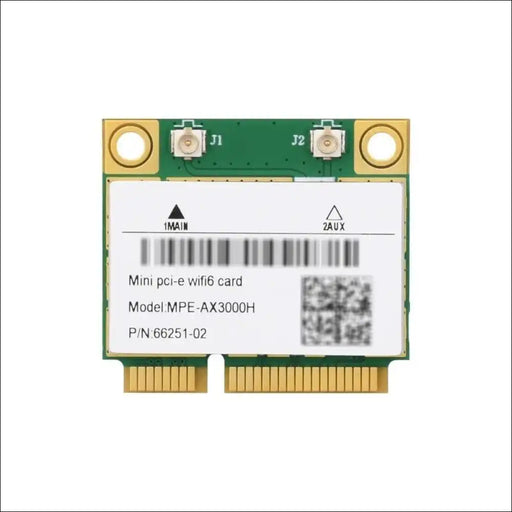 HIGHZER0 ELECTRONICS WIFI 6 CARD WIRELESS AX200 HALF, MINI PCIE NETWORK, 2.4 GBPS WITH BLUETOOTH 5.2 SUPPORT | HMC WLAN REPLACEMENT PART